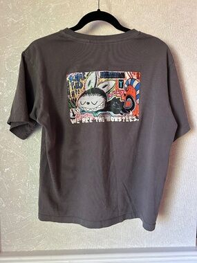 UNIQLO UT x POP MART The Monsters Labubu Graphic Tee Dark Gray S